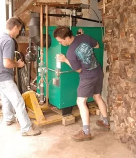 [Hearth.com] Getting the Boiler into the Basement