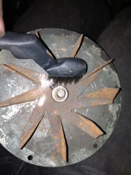 [Hearth.com] Any easier way to change a combustion blower's rusty old impeller blades?