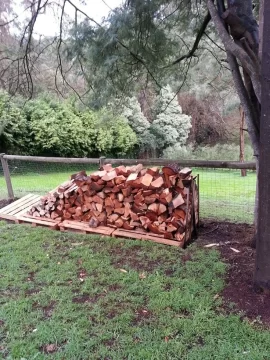 [Hearth.com] progress on a wood stack