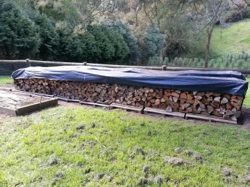 [Hearth.com] progress on a wood stack