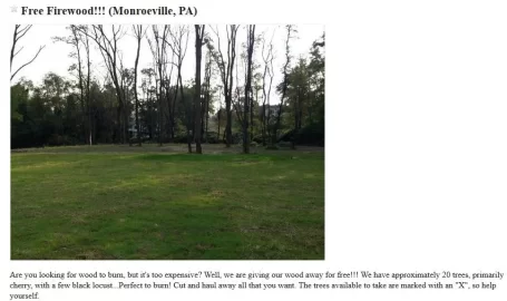 [Hearth.com] Craigslist laugh of the day.....