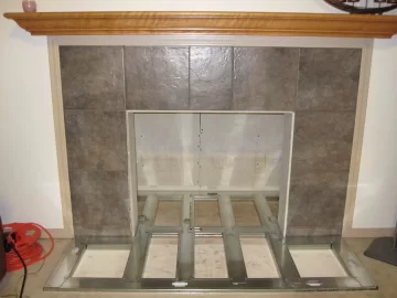 [Hearth.com] Pellet Insert in a Propane fireplace