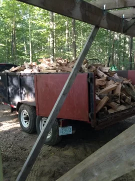 [Hearth.com] First load going in new shed!