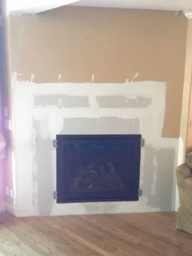 [Hearth.com] Non-flammable Fireplace Mantel Shelf