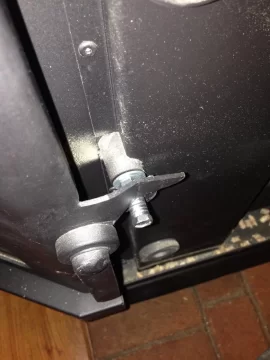 [Hearth.com] Hudson River Saranac loose door latch? See pics - suggestions?