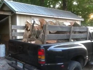 [Hearth.com] Wood rack for truck