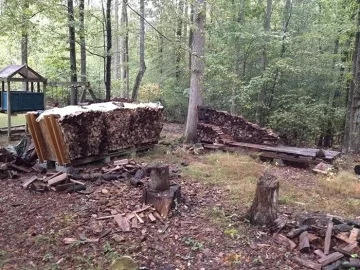 [Hearth.com] My Zero Tool Built Firewood Rack...