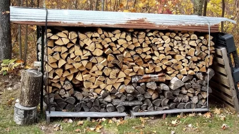 [Hearth.com] My intro and some pics of the wood piles