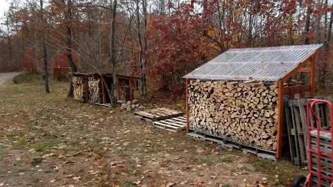 [Hearth.com] My intro and some pics of the wood piles