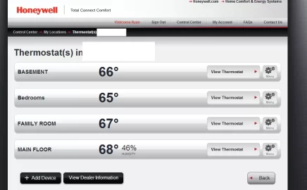 [Hearth.com] Honeywell WIFI (Redlink) Thermostat - Harman Accentra