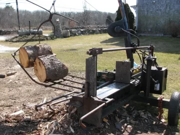 [Hearth.com] Log Splitter:  Log cradle or no?