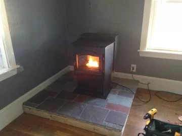 [Hearth.com] My Install of Harman P-43 w/ Selkirk Direct Temp OAK, Horizontal Out