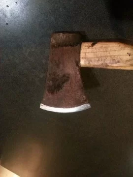 [Hearth.com] DIY Hatchet sheath.  (first attempt)