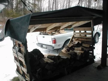 [Hearth.com] Has anybody ever built a "pallet house" to use as a woodshed?