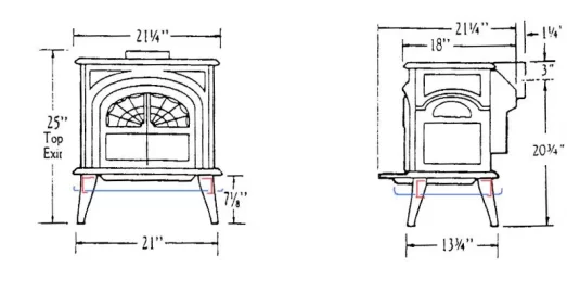 [Hearth.com] Intrepid II Model 1303 Bottom Heat Shield