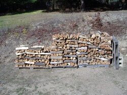 Pictures of My Wood Stacks and Shed (Lots of Them!)