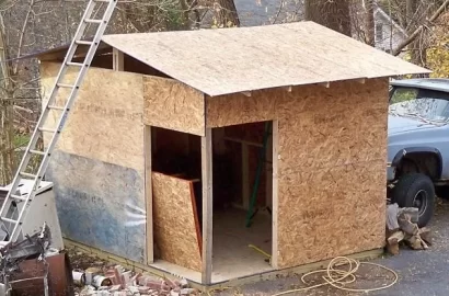 [Hearth.com] Got my wood shed built!