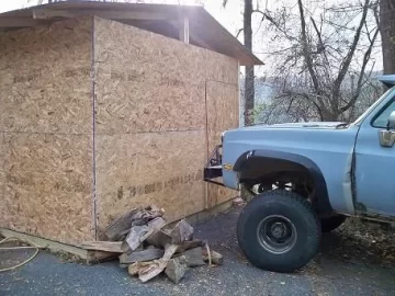 [Hearth.com] Got my wood shed built!