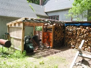 [Hearth.com] Got my wood shed built!