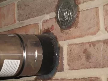 [Hearth.com] vent pellet stove through brick without 7" protection pipe