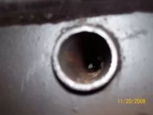 [Hearth.com] EKO 60 standard secondary inlet pics do you see a problem here FIX PICS