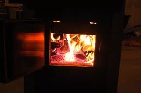 [Hearth.com] Kuuma Vapor Fire 100 indoor furnace new install done and "Fired up!" with pics