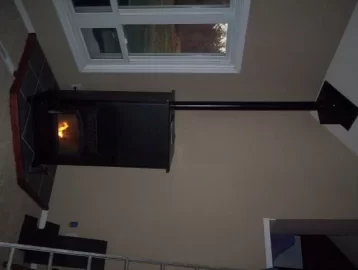 [Hearth.com] Finally got my Big E installed and running last night! WARNING! PICS included