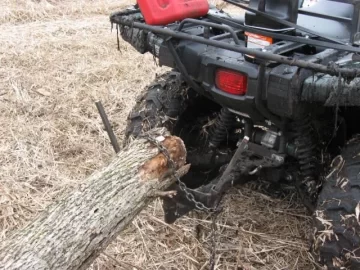 [Hearth.com] ATVs for Snaking Logs Out of the Woods