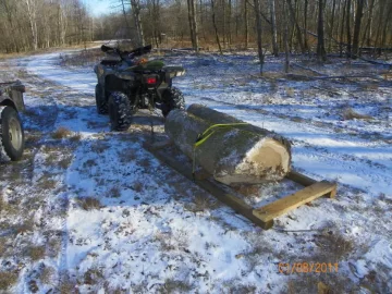 [Hearth.com] ATVs for Snaking Logs Out of the Woods