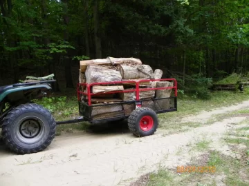 [Hearth.com] ATVs for Snaking Logs Out of the Woods