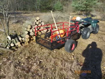 [Hearth.com] ATVs for Snaking Logs Out of the Woods