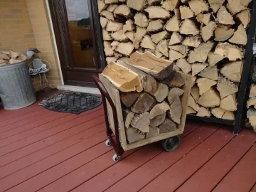 [Hearth.com] wheeled log rack/carriers - opinion?