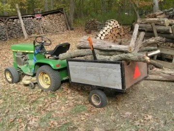 [Hearth.com] Anyone haul wood with a riding mower?