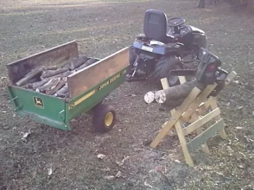 [Hearth.com] Anyone haul wood with a riding mower?