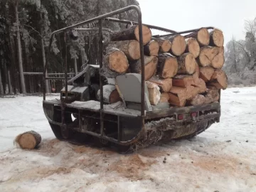 [Hearth.com] Tracked Wood Hauling ATV project...