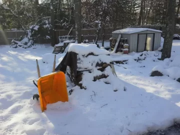 [Hearth.com] Thoughts On getting To The Tarp Covered Stacks That Are Covered In 5 - 8" Of Ice?