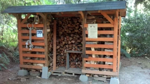 [Hearth.com] Non-permanent post footings for wood shed?