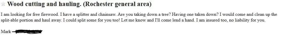 [Hearth.com] Craigslist laugh of the day.....