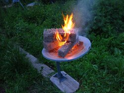 Repose Wood Pellet Fire Logs, the firewood alternative