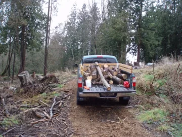 [Hearth.com] two pickup loads in the rain