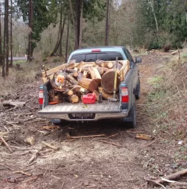 [Hearth.com] two pickup loads in the rain