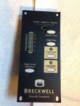 [Hearth.com] What happens when you run a Breckwell(Big E in this case!) without a surge protector?- gone comando!