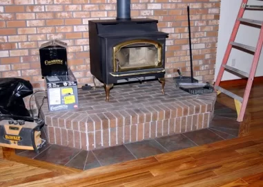 [Hearth.com] Desperately seeking advice for hearth extension (pics included)