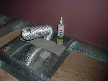 [Hearth.com] Galvanized or Aluminum duct for O.A.K.