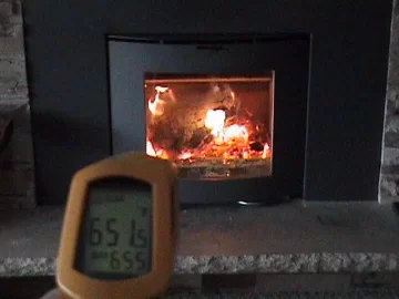 [Hearth.com] glass temp or stove top temp?