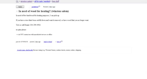 [Hearth.com] Craigslist laugh of the day.....