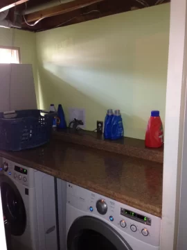 [Hearth.com] Laundry Area Fix up - Linen Cabinet/Storage suggestions? - See pics