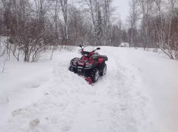 [Hearth.com] 4 wheeler for wood hauler/plowing