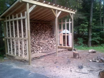 [Hearth.com] How much overhang on shed roof (and other Qs)