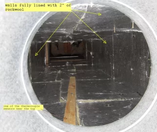 [Hearth.com] Chase area around wood fireplace gets too hot